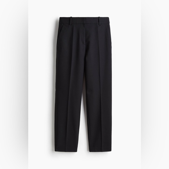 H&M Pants - NWT H&M Black Ankle Length Trousers Size 4 High Rise Office Pants